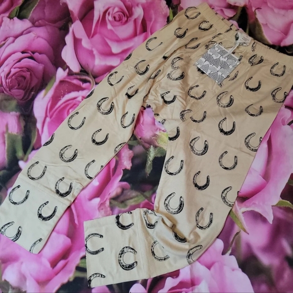 Nwt Kate quinn panda pants horseshoes 5y organic - Picture 1 of 1